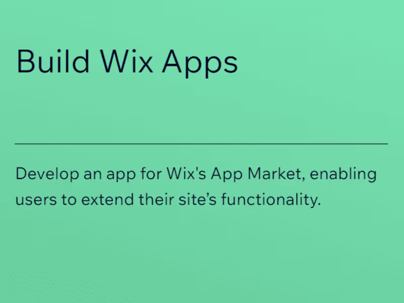 Cover image for Wix App Development and Integration