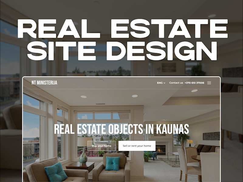 Cover image for Real Estate Website Design