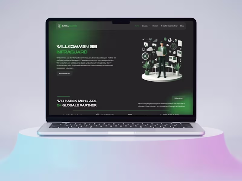 Cover image for Infraguard - IT Services WordPress Website Design