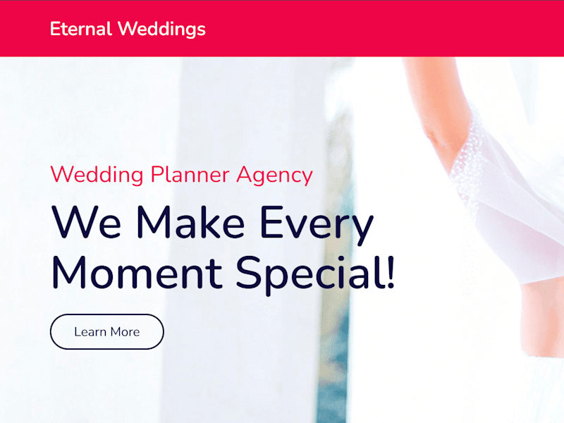Cover image for Eternal Weddings – Web Copy