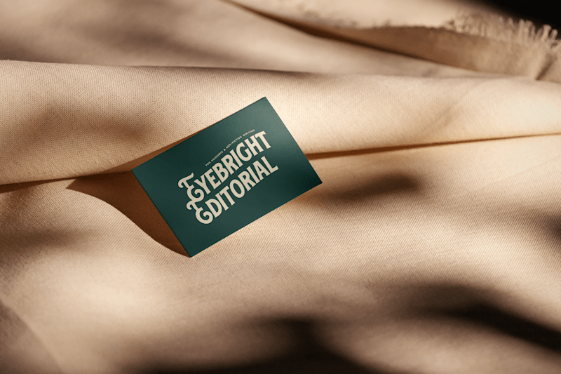 Cover image for Visual Identity Design for Eyebright Editorial