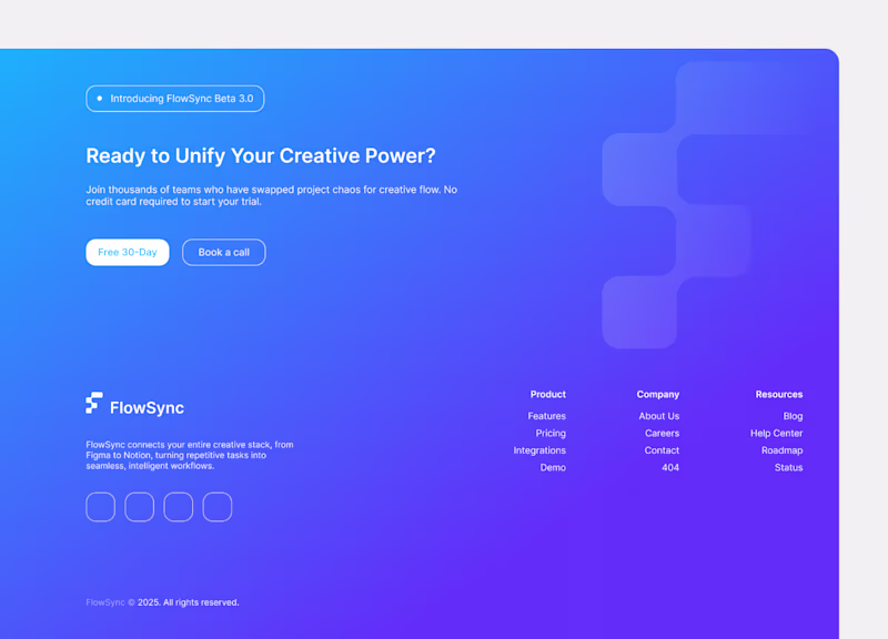 Cover image for I just wrapped up the footer design and I’m completely obses...