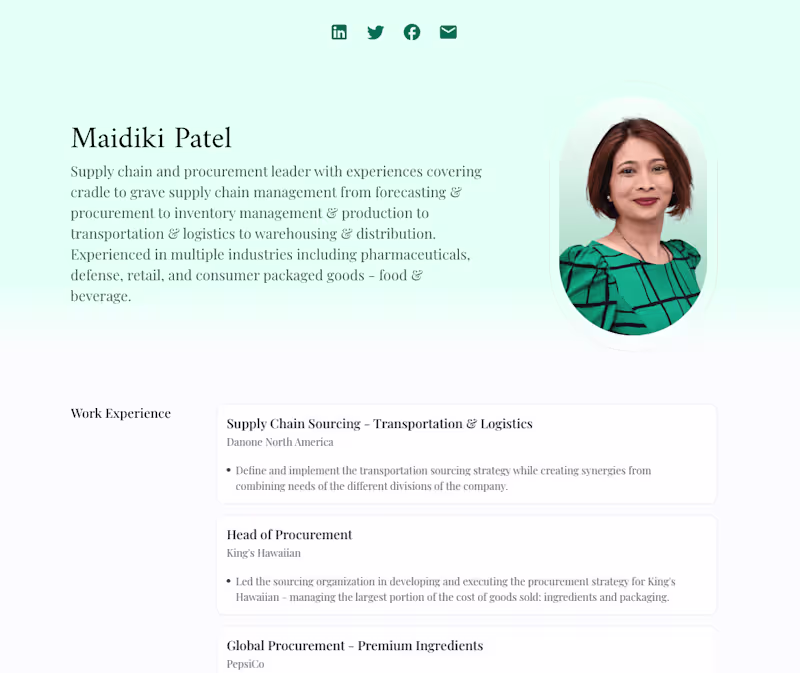 Cover image for Resume - Framer Website