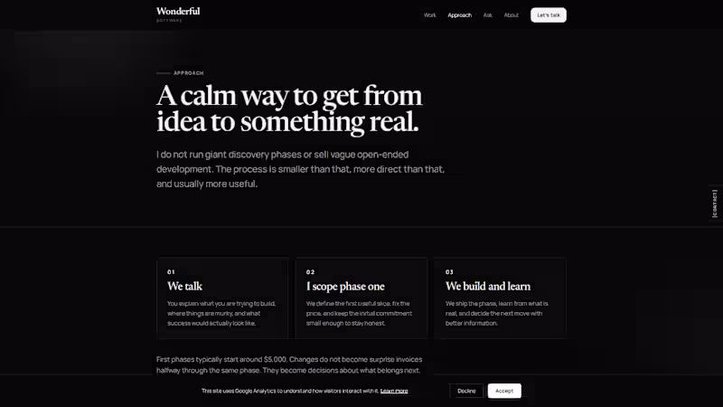 Cover image for Wonderful Software (https://wonderful.so) is my