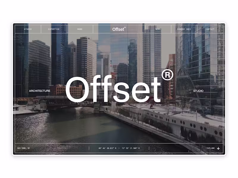 Cover image for Offset - Architecture & Interior Design Website