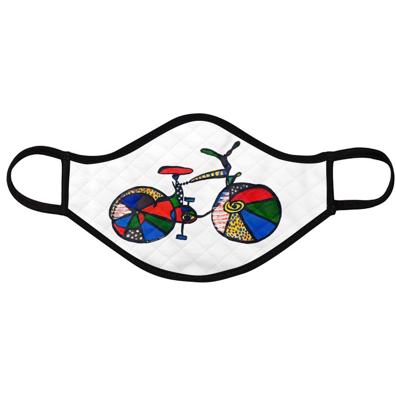 Cover image for “Artsy Bike” Face Mask