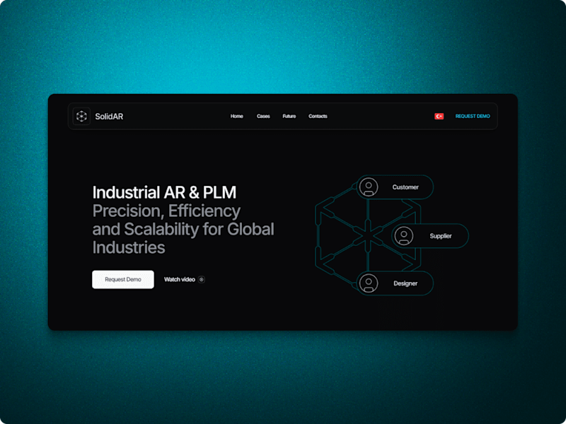 Cover image for SolidAR Company website