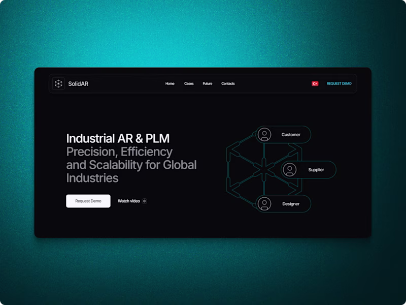 Cover image for SolidAR Company website