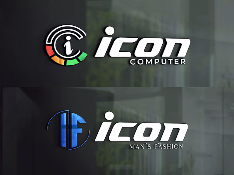 Cover image for Logo Design for Icon Computer & Icon Fashion