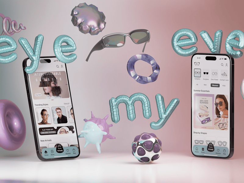 Cover image for Eye My Eye : Ecommerce App Design & Figma Prototype
