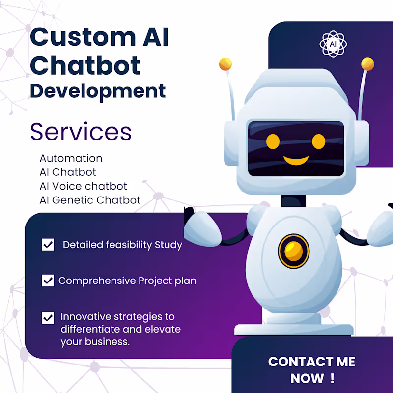 Cover image for AI Chatbot Development services