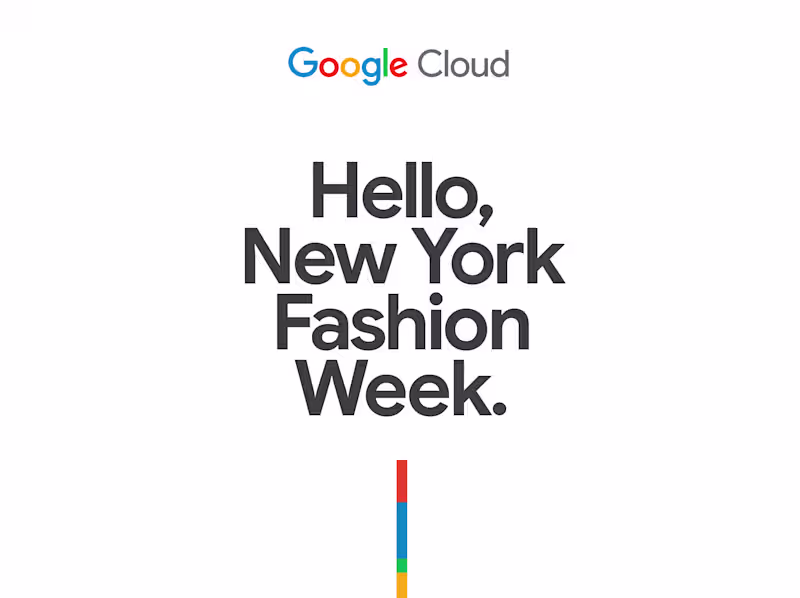 Cover image for Google Cloud's NYFW Activation