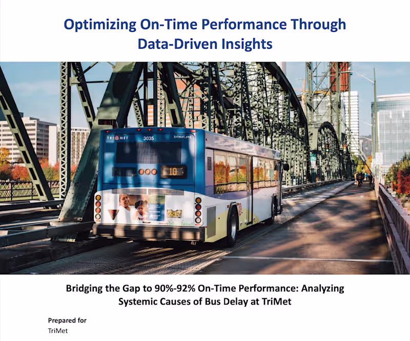 Cover image for TriMet On-Time Performance (OTP) Analysis