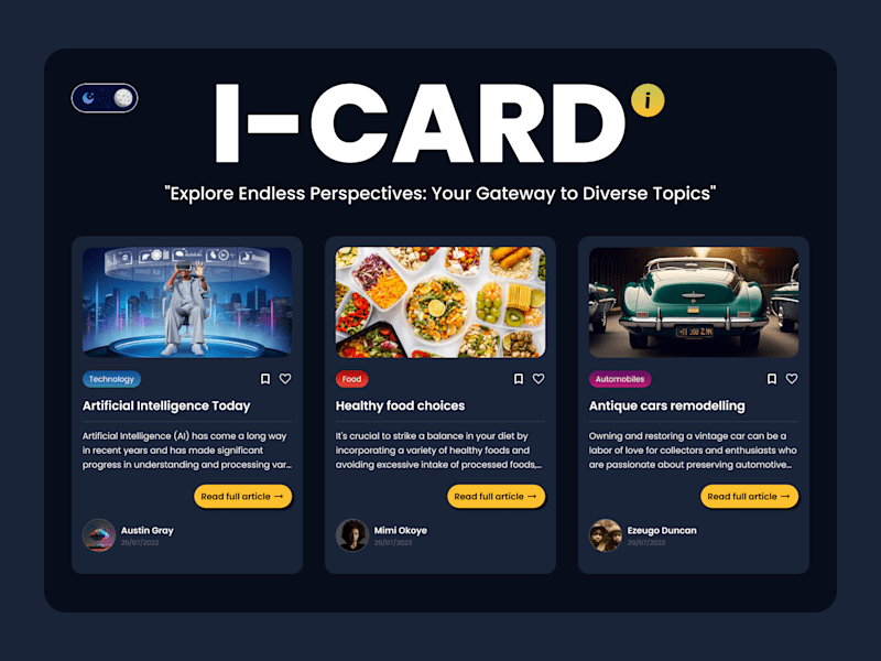 Cover image for Bringing Clarity to Content: Explore Our Blog Card Creations