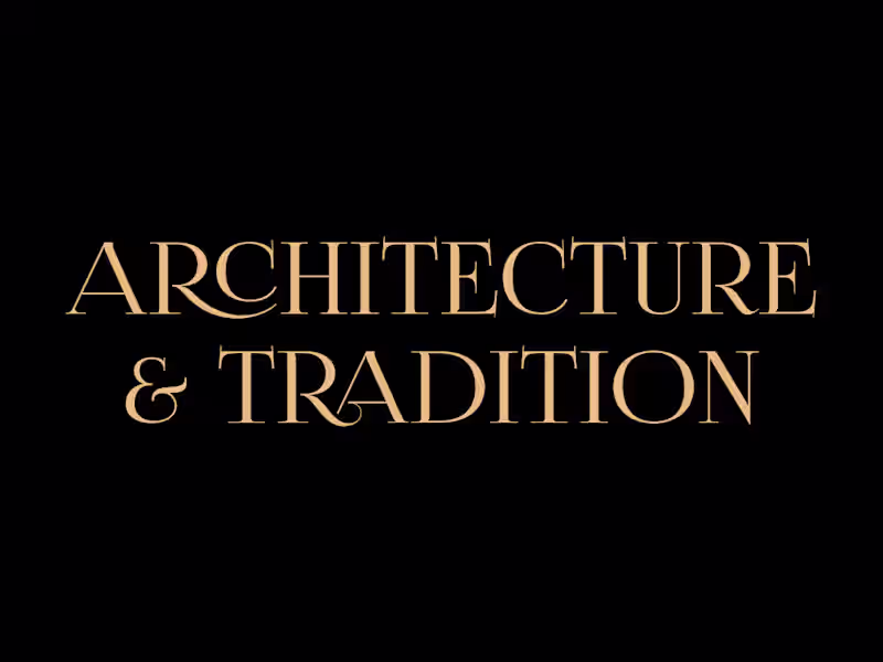 Cover image for Architecture & Tradition website