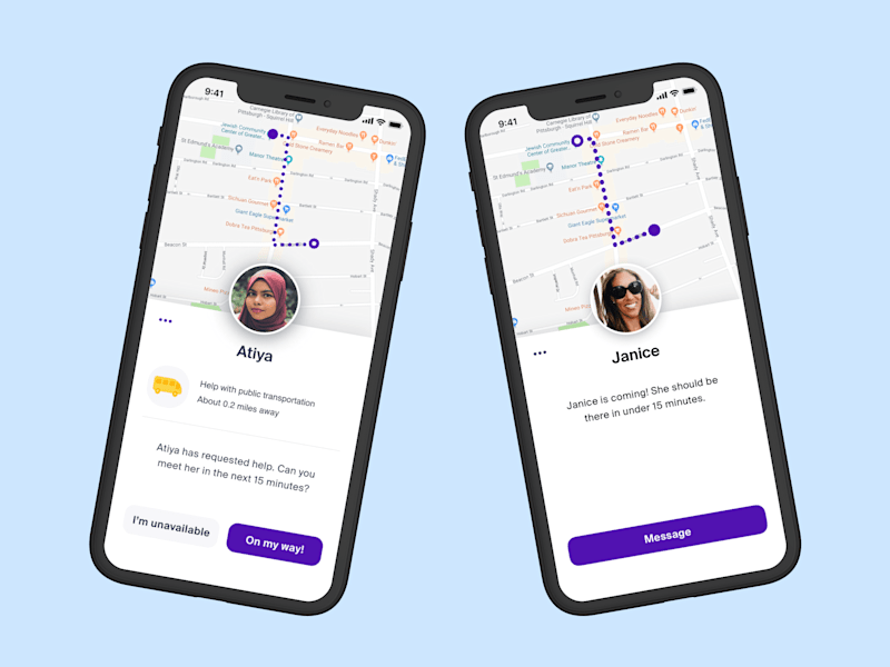 Cover image for Nearby, a digital service for refugees