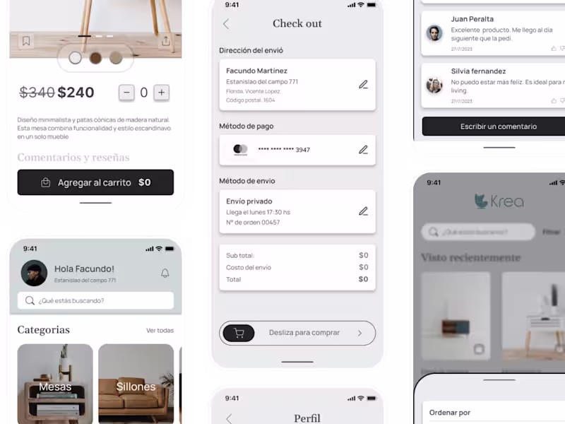 Cover image for Krea: furniture e-commerce app