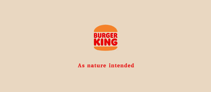 Cover image for Ad campaign for BURGER KING