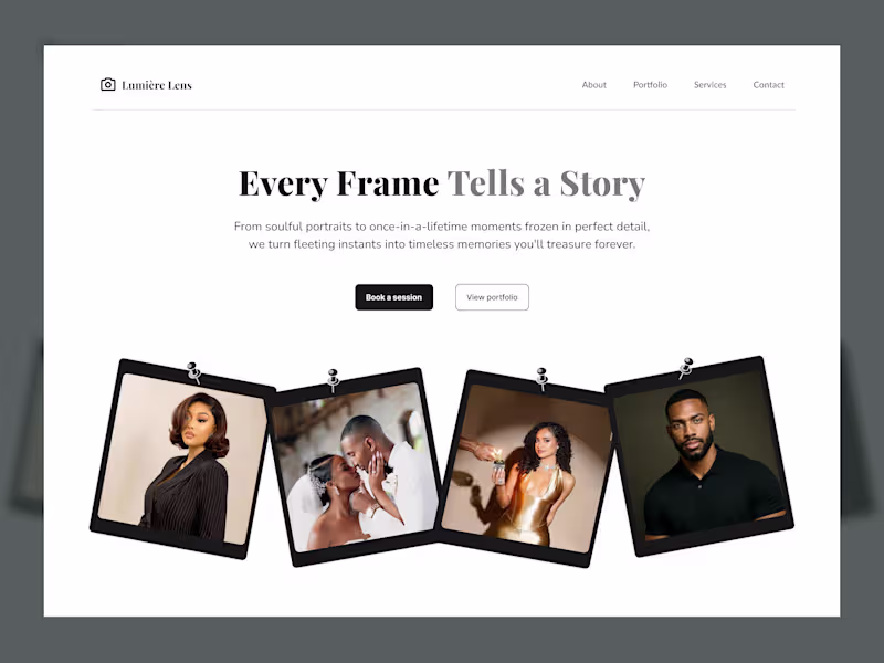 Cover image for Photography Website