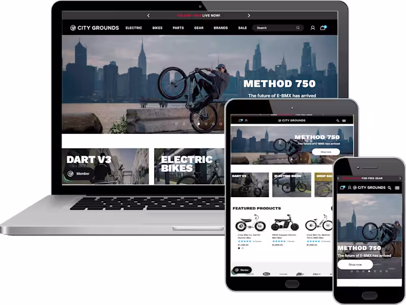 Cover image for City Ground (Shopify Store)