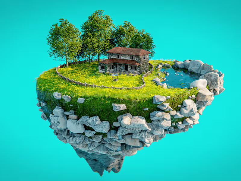 Cover image for Lonely Cottage - Diorama