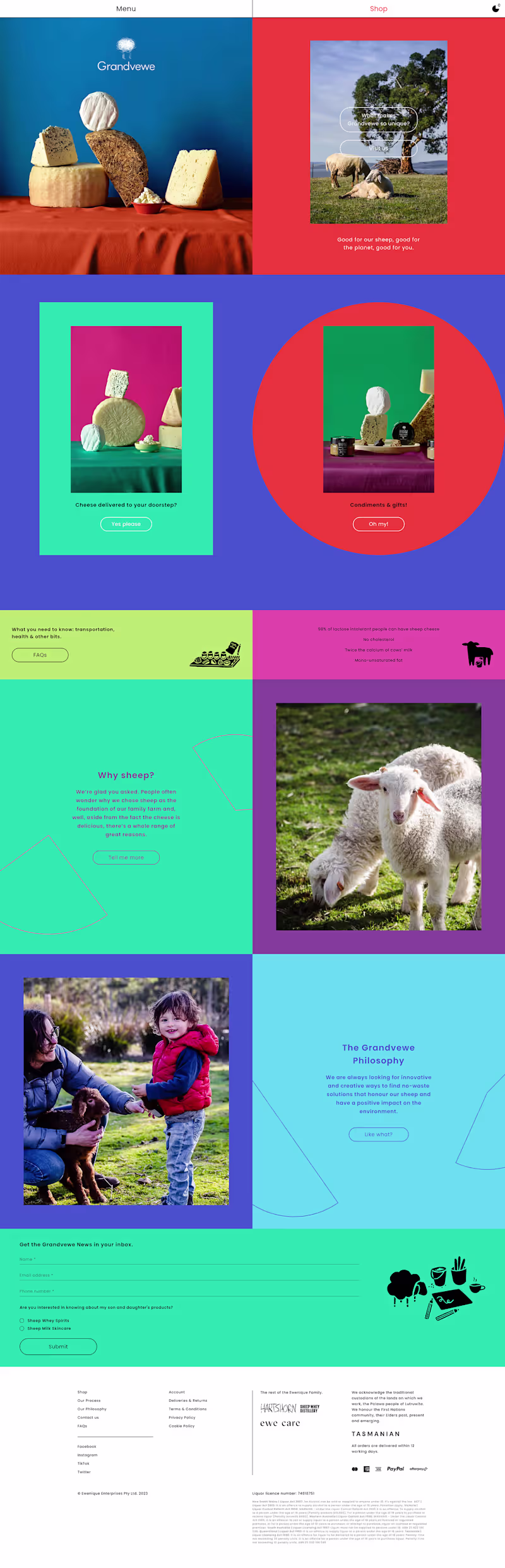 Cover image for Grandvewe Cheese
