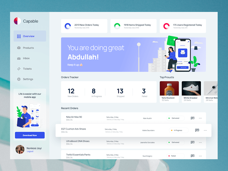 Cover image for Multi Vendor eCommerce Web Application UI Design