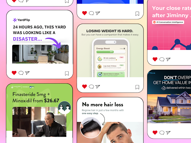 Cover image for Various Static Social Media Ad Creatives