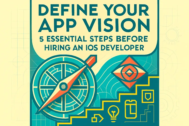 Cover image for Define Your App Vision: 5 Essential Steps Before Hiring an iOS Developer