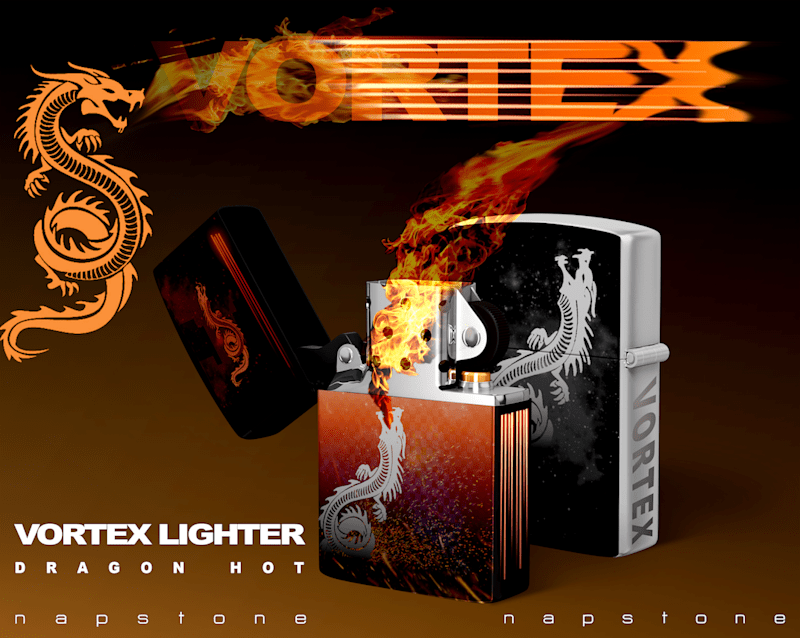 Cover image for Vortex Lighter - 'Dragon Hot' Ad Campaign