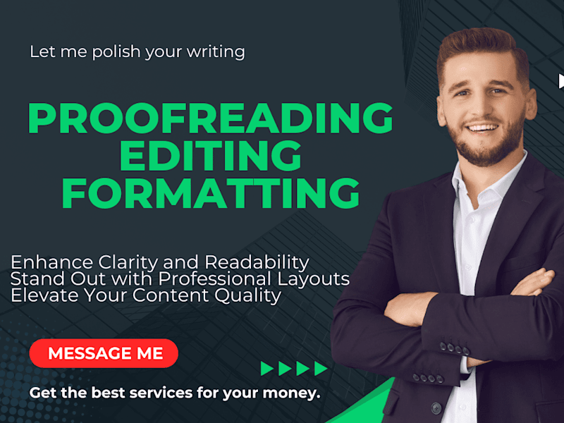 Cover image for Improving Content Quality with Expert Editing and Proofreading
