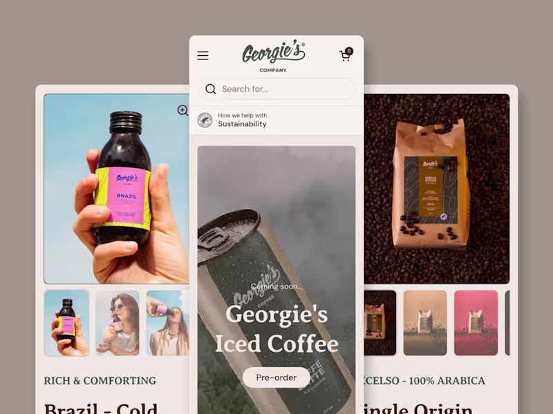 Cover image for Georgie's Company | Specialty coffee retailer from Netherlands