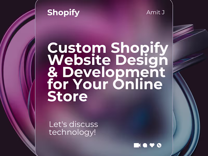 Cover image for E-commerce Integrated Shopify Website