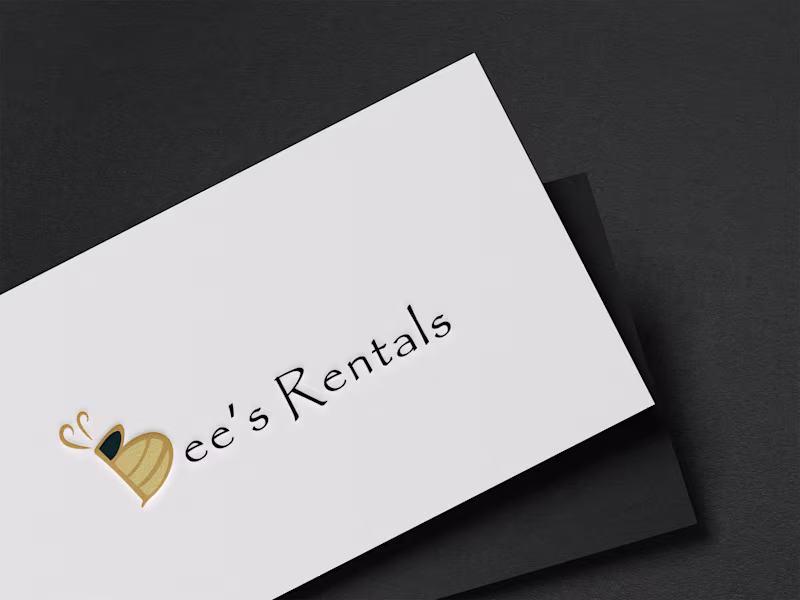 Cover image for Logo & Brand Identity Design | Bee's Rentals