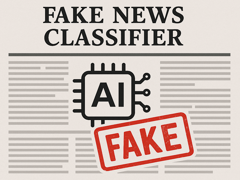 Cover image for Fake News Classifier
