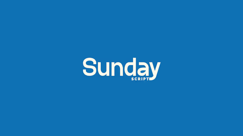 Cover image for Sunday Script