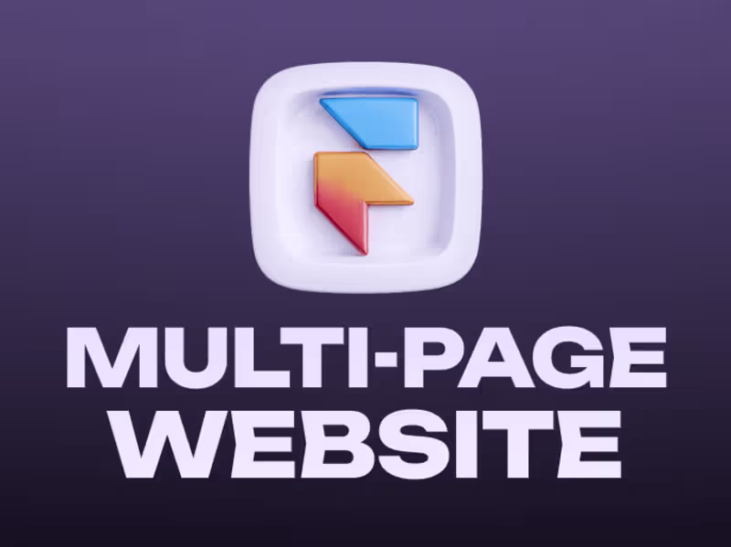 Cover image for Interactive Multi-Page Framer Web Design & Development