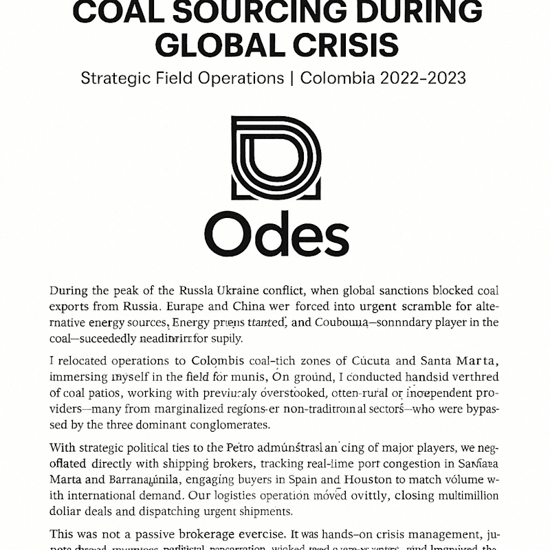 Cover image for Energy Crisis Strategic Sourcing 