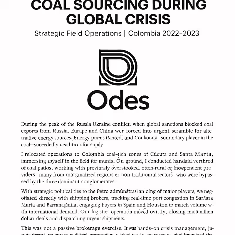 Cover image for Energy Crisis Strategic Sourcing 