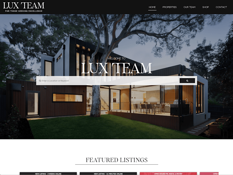 Cover image for UI/UX Design for Real Estate Agency