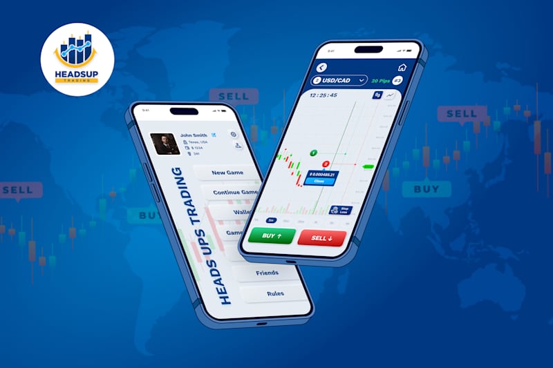 Cover image for Headsup Trading -App UI Design
