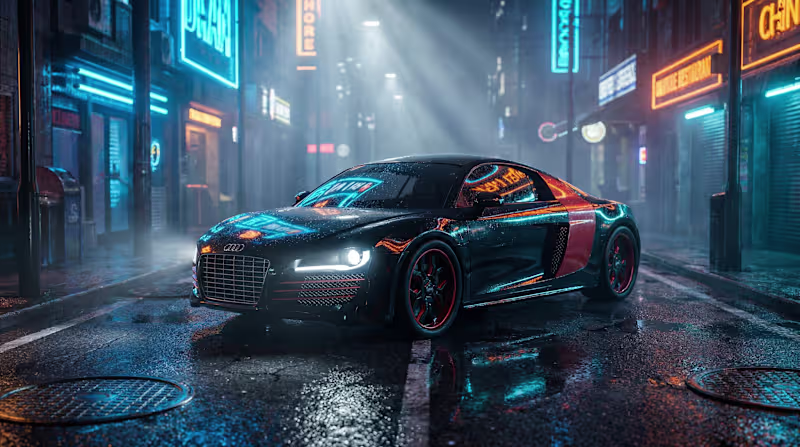 Cover image for Neon Streets – Cyberpunk Automotive