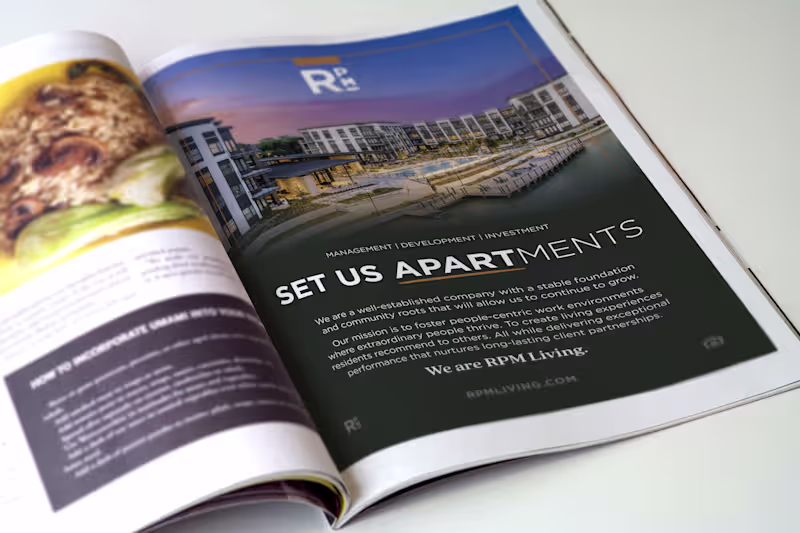 Cover image for RPM Living Print Ad