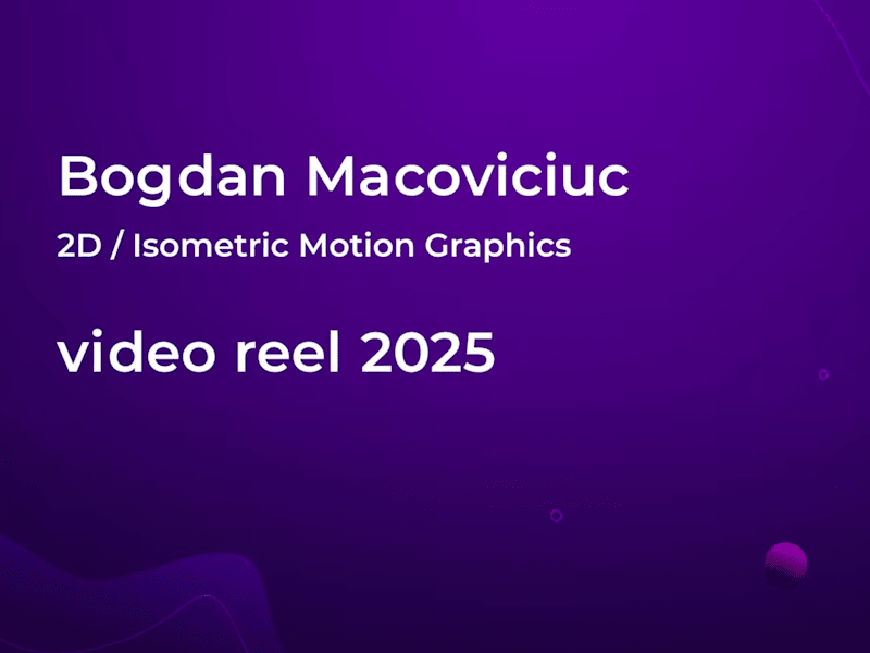 Cover image for Bogdan - Video Reel 2025 