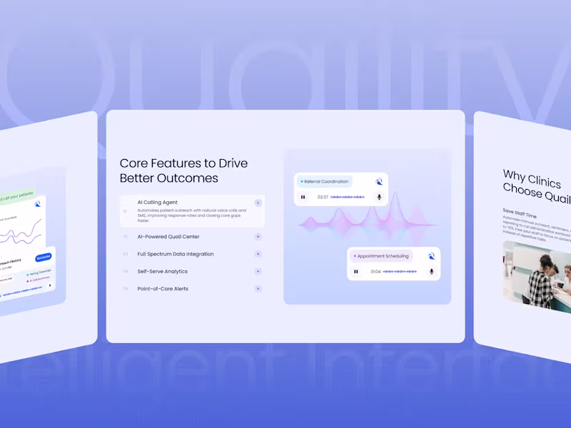 Cover image for Quaility | AI Healthcare SaaS