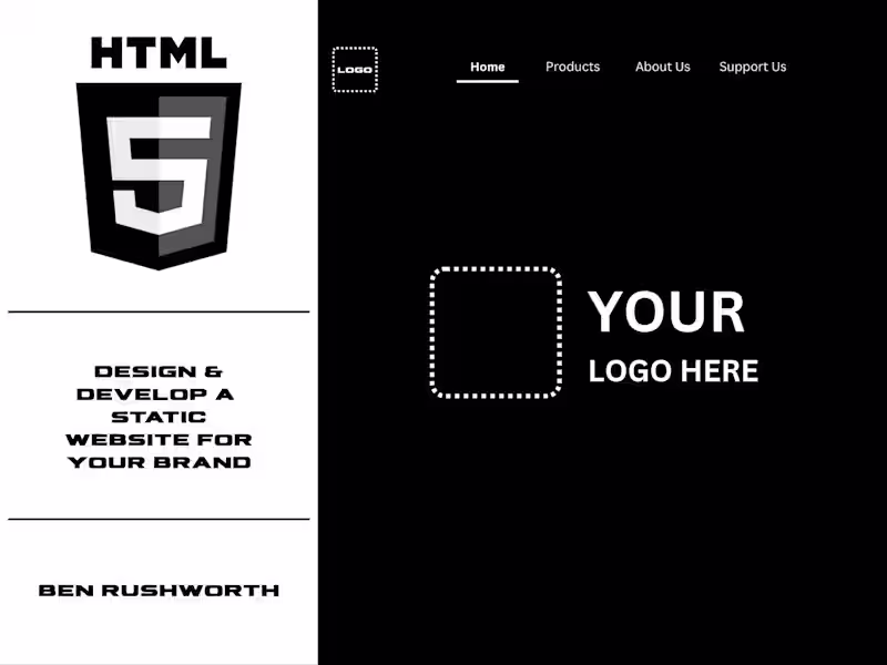 Cover image for Design & Build a Static Website for Your Brand