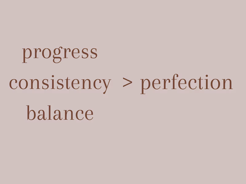 Cover image for Blog about balance and consistency over fast paced perfection
