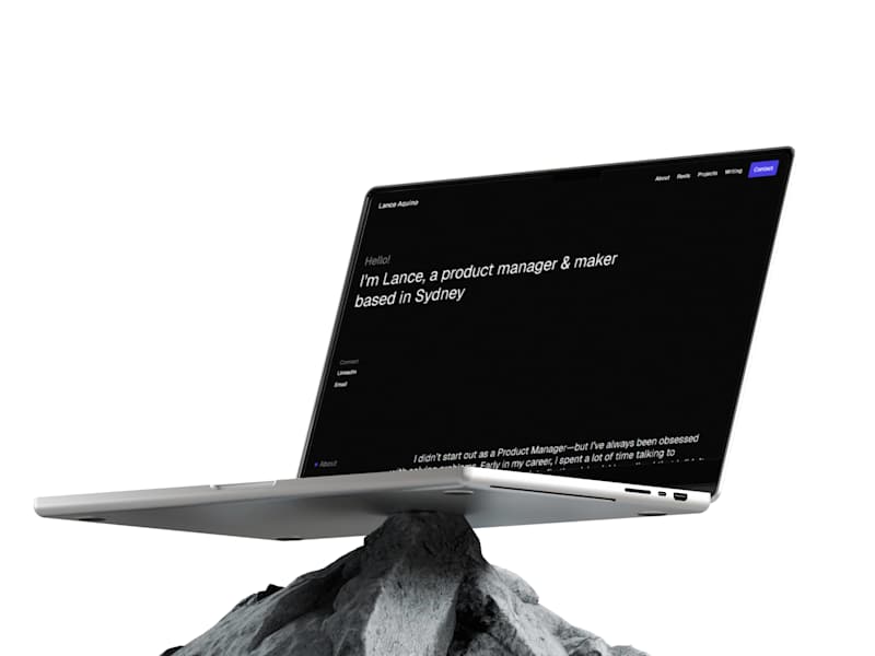 Cover image for Single page portfolio website