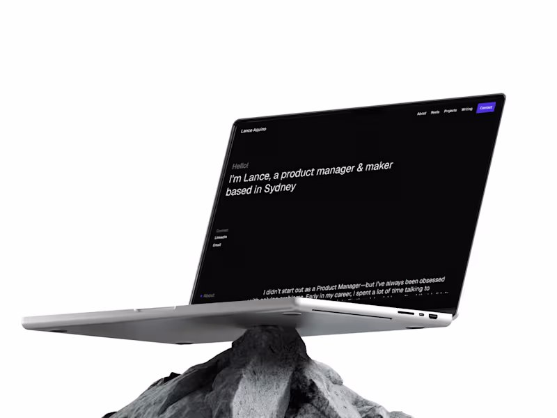Cover image for Single page portfolio website