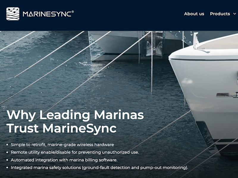 Cover image for MarineSync Website Redesign & Development